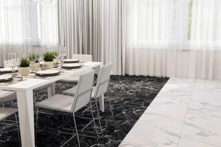 Керамогранит Gresse Ellora Zircon GRS01-15 600х1200х10мм 1уп=2,16м2 (3шт) белый мрамор