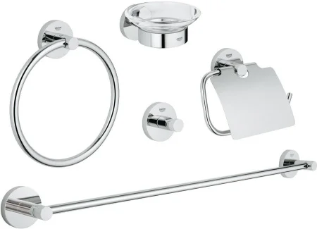 Набор аксессуаров для ванной комнаты  Essentials  (5 предметов) 40344001 (Grohe)  1