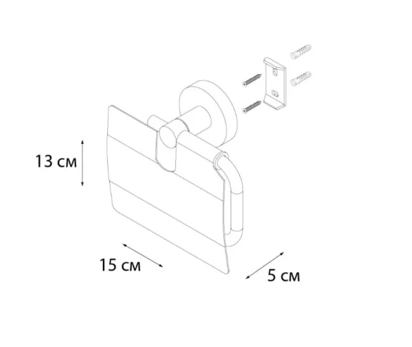 Держатель для туалетной бумаги с крышкой Fixsen Сomfort Gold золото сатин FX-87010