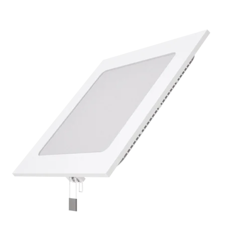 Встраиваемый светильник Gauss ультратонкий квадратный IP20 12W,170х170х22, Ø155х155,3000K 800лм *1/2
