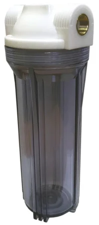 Колба для холодной воды прозрачная без картриджа УСИЛЕННАЯ PERFECT AquaKratos АКv-107 3/4"