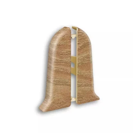 Заглушка для плинтуса 206 Дуб коньячный 55мм Идеал