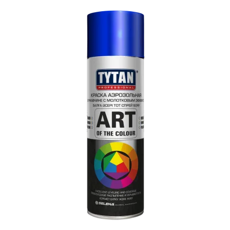 Краска аэрозольная по ржавчине с молотковым эффектом Tytan Professional Art of the colour  400мл сер