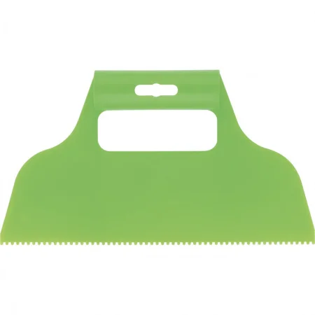 Шпатель для клея зубчатый 2х2мм 230х112мм пластмассовый Сибртех 86013