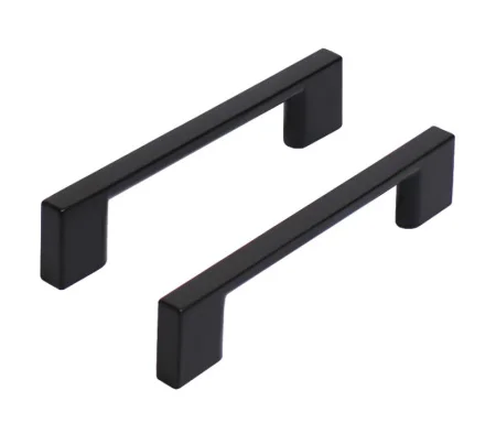 Ручка-скоба мебельная StahlBuro A302-96 BL матовый черный 2шт 16667