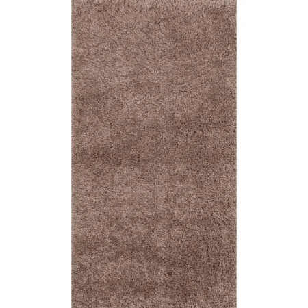 Ковер прямоугольный Shaggy trend L001 60x110см цвет light brown 10089862