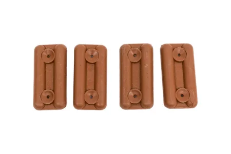 Подпятник для мебели пластиковый светло-коричневый (4 шт) - пакет Tech-Krep 127508 *1