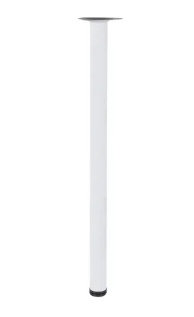 Опора мебельная 820мм d50 металл круг белая S22212419_1 Госкреп