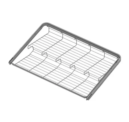 Обувница 2-ярусная выдвижная серия 460 L=607 Металлик CI