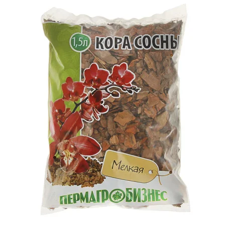 Кора сосны мелкая 1,5 л (ПАБ) У9055  1 10 540)