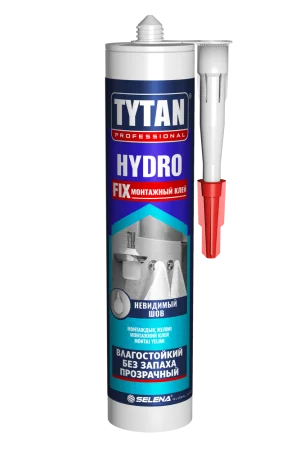 Клей монтажный Hydro Fix Professional прозрачный 310мл 10774 96184 (Tytan)  12 (+5)