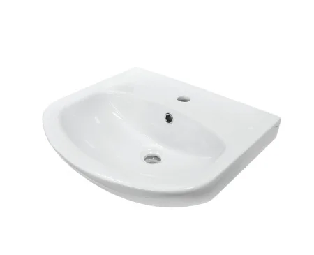 Умывальник Т 50 ВКС белый S1, WB.FN Т 50-C WHT.G S1 (Sanita)  1