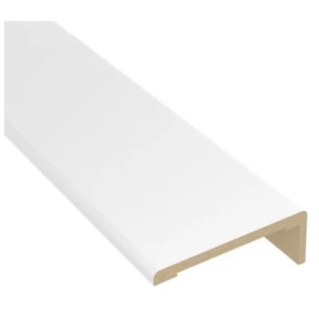 Наличник телескопический ДВЕРИ ГУД 2185х80х10мм Белый бархат