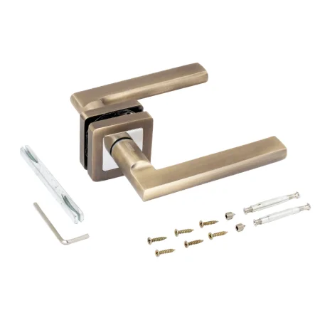 Комплект ручек АЛЛЮР АРТ "ВЕНСАН" MAB (2630) мат.бронза