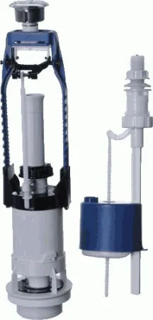 Арматура для бачка унитаза (1 кнопка выпуска, нижняя подводка) А 105.55.14.3/АБ 69.55.14.3 Уклад