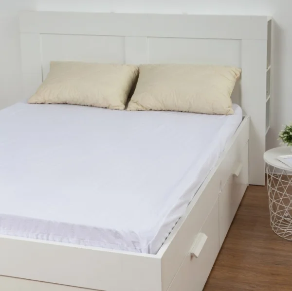 Наматрасник Экономь и Я 140х200х20см водонепроницаемый на резинке 100% п/э мулетон 4859920