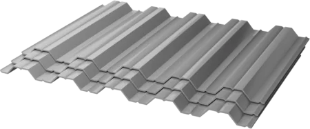 Профлист НС-35 1060х6000х0,45мм оцинкованный (6,36 м²)