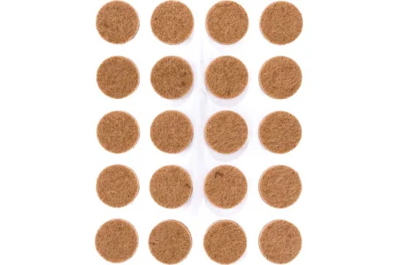 Пункт фетровый самокл. D18мм тёмный (20 шт) - пакет Tech-Krep 109151 *1