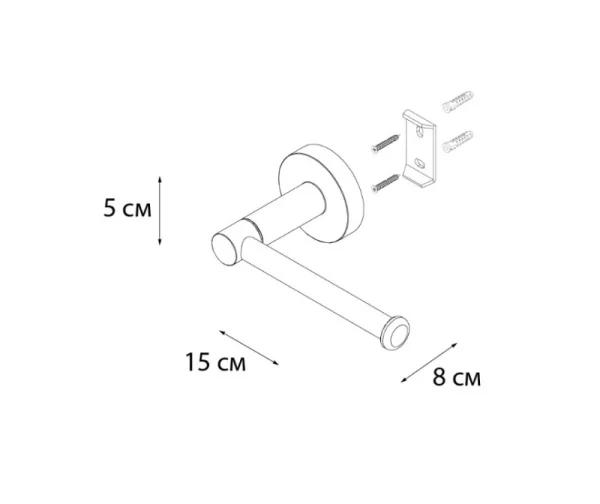Держатель для туалетной бумаги без крышки Fixsen Сomfort Gold золото сатин FX-87010A