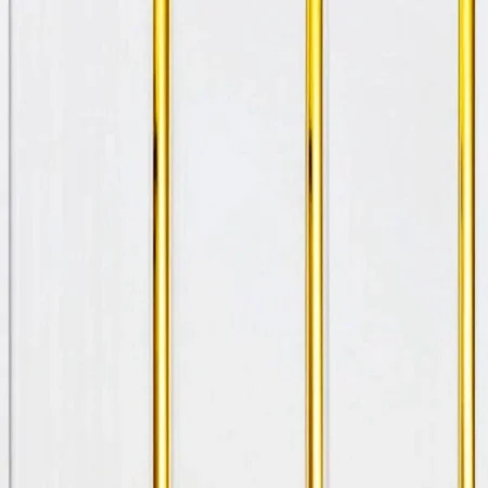 Панель ПВХ 3000х240х8мм трехсекционная ЗОЛОТО Люкс 