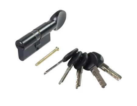 Цилиндровый механизм АЛЛЮР HD FG 70-5К BLACK (35x35G) черный перф.кл верт  10 50 60