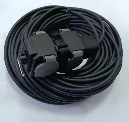 Удлинитель силовой 4х5м с заземл. УХз-16-4- 5-Р (КГ 3х2,5) крышка серая (Элект)  1 15