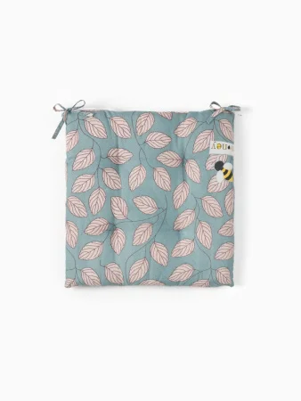 Подушка на стул "Этель" Листья 40×40см зелёная 100% п/э 10713152 *1