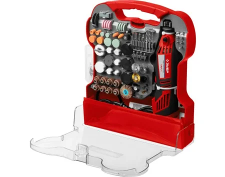 Гравер электрический Зубр ЗГ-130ЭК H172 с набором мини-насадок, 172 предмета