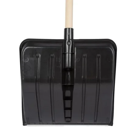 Лопата снегоуборочная полипропилен 405х410х1470мм дерев. черенок Сибртех 61688