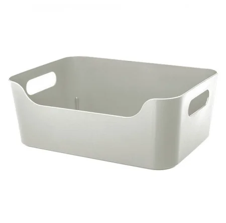 Корзина пластиковая  Scandi  10л 34х24х14см светло серый 43322273095 (Бытпласт ТД)  1