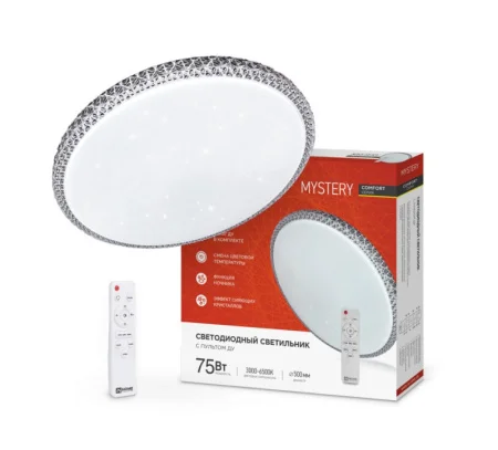Светильник светодиодный Comfort Mistery 75Вт 3000-6500К с пультом ДУ 4690612034829 In Home