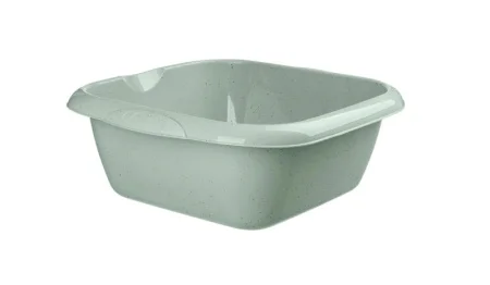 Таз пласт. 12л "Greenland" универсальный квадратный зеленый флэк 221238918/04 *1