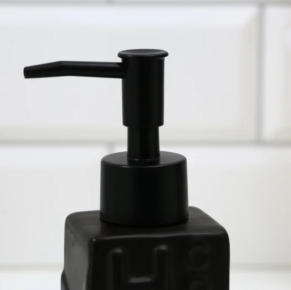 Дозатор для жидкого мыла See You Home 9913900 черный 16х12х4см