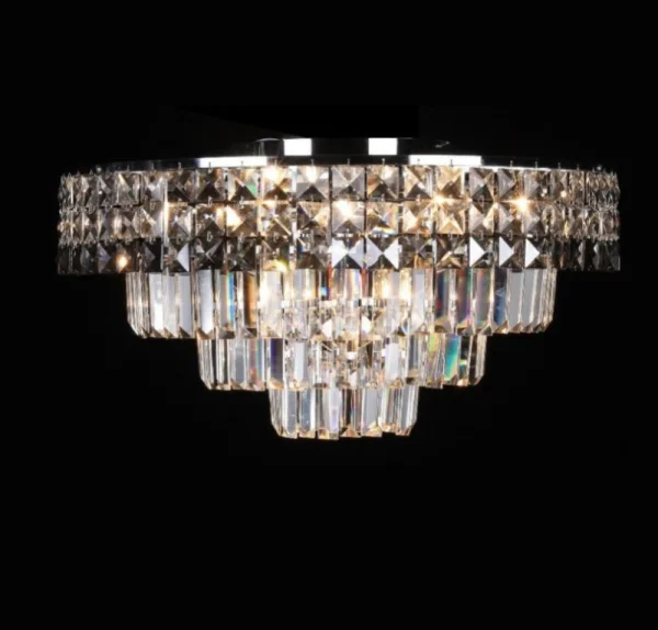 Люстра хрустальная G21123/7CR+CL+SM ЭкономСвет