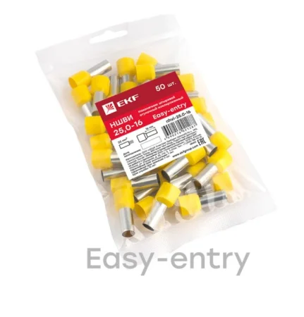 Наконечник НШвИ 25.0-16 (упак 50 шт) nhvi-25.0-16 210698 (EKF)  1