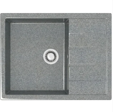 Мойка иск. камень "Катрин" 645х505х218мм темно-серый Granit Z151Q8 (BERGG) *1