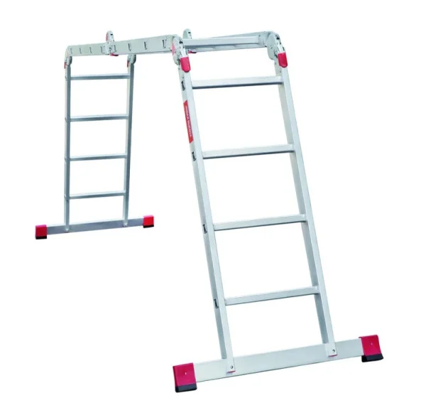 Лестница-трансформер 4 ступени 4 секции ширина 400мм алюминиевая Новая Высота NV 3320 3320404