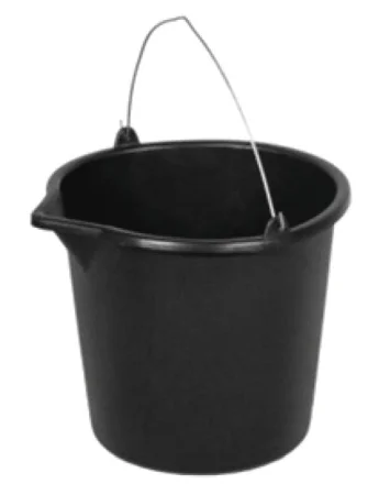 Ведро строительное пластиковое круглое, 12л Ведро строительное пластиковое круглое, 12л
