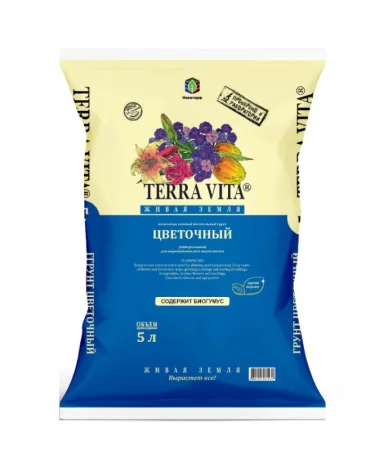 Грунт цветочный Неваторф Живая земля Б0513 5л