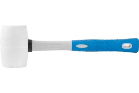 Киянка резиновая 450гр белая резина Зубр Профессионал 20531-450  1