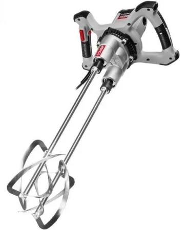 Миксер Зубр МРД-1400 строит. двойной, 1400Вт, 0-520 об мин, перемешивание  сверху-вниз    1