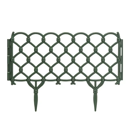 Ограждение садовое пласт Фаберже 280х28см темно-зеленое О1653 *1