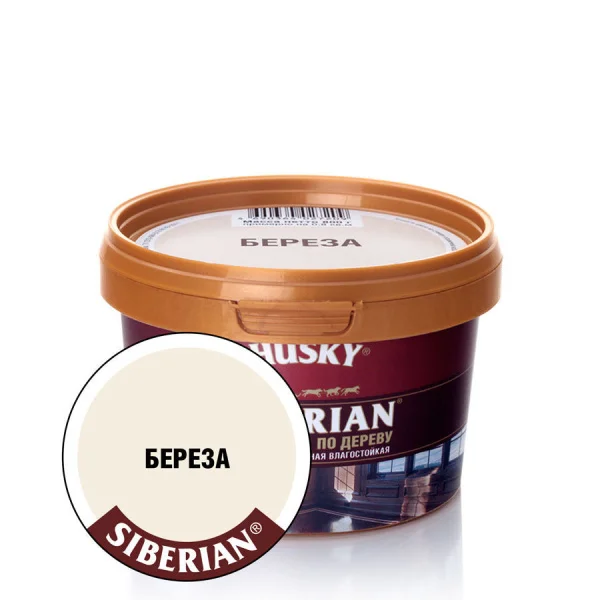 Шпаклевка по дереву Husky береза -20С° 0,4кг.  1 12