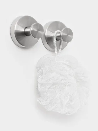 Набор крючков (упак 2 шт) метал. на присоске, цв хром 10881457 (Stölz) *1