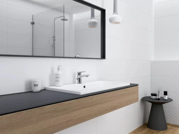 Плитка облицовочная Cersanit Deco DEL051 298х598х8,5мм (1уп 8шт=1,425м2) белая