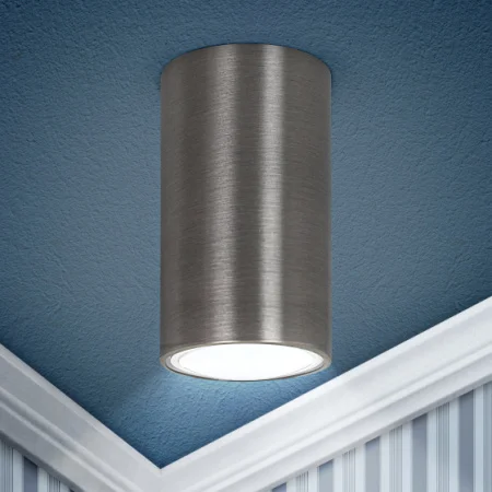 Светильник накладной OL15 GU10 SN хром Б0049049 Эра