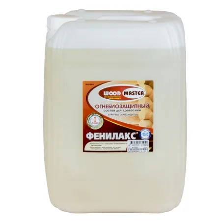 Огнебиозащитный состав WOODMASTER Фенилакс 25кг, I группа, до -15°С *1/36