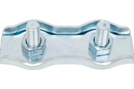 Зажим для стальных канатов двойной DUPLEX, цинк 4 мм уп. - 1 шт. SteelRex