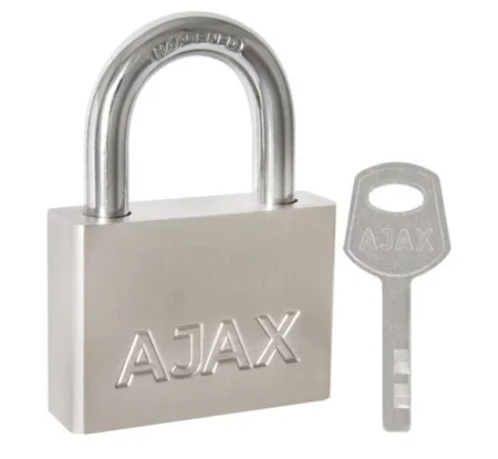 Замок навесной AJAX PD-3050 (PD-30-50) 3 fin key  блистер  12