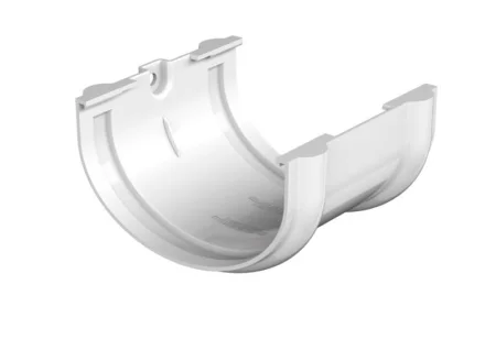 Соединитель желоба ТН ОПТИМА D120/80мм белый 128153